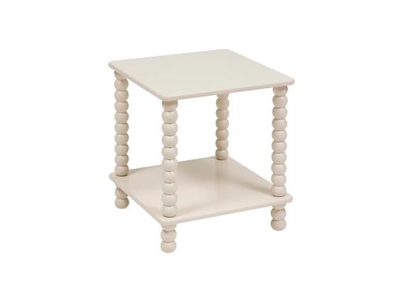 Ξύλινο Έπιπλο Κομοδίνο από MDF,  με 2 Ράφια, 40x40x44 cm