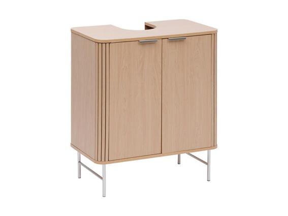 Έπιπλο Μπάνιου Ντουλάπι Αποθήκευσης με Ράφι για τον Νιπτήρα, 70x40x80 cm