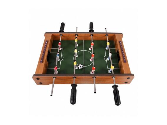 Mini Επιτραπέζιο Ξύλινο Ποδοσφαιράκι για Παιδιά και Ενήλικες με 2 Μπάλες, 50x10x31 cm