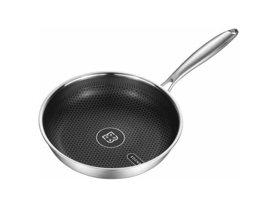 Edenberg Τηγάνι από Ανοξείδωτο Ατσάλι 22cm 1.4lt με Αντικολλητική Επίστρωση, EB-6921