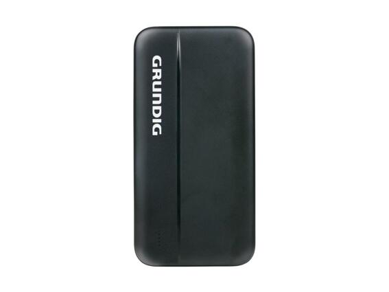 Grundig Powerbank Μπαταρία Φορτιστής κινητών και Τάμπλετ USB, 10000mAh σε Μαύρο Χρώμα, 72369
