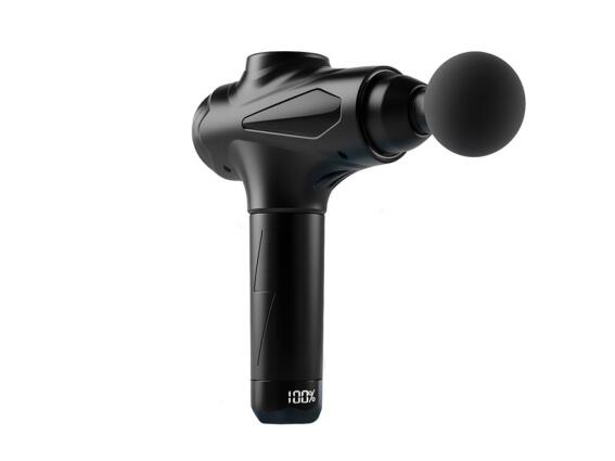 Συσκευή Πιστόλι Μασάζ Σώματος και Πλάτης με 30 Επίπεδα Έντασης και 12 Κεφαλές, 18x25x7 cm