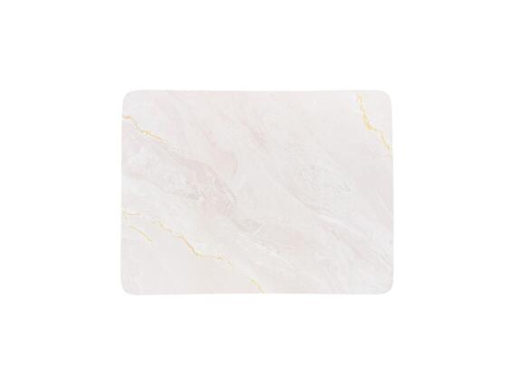 Απορροφητικό Ορθογώνιο Πατάκι Μπάνιου σε Μπεζ Χρώμα με Εφέ Μαρμάρου, 45x60 cm