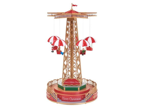 Χριστουγεννιάτικο Φωτιζόμενο Διακοσμητικό, Κούνια, με Μουσική και Κίνηση, 24.5x24.5x44.5 cm