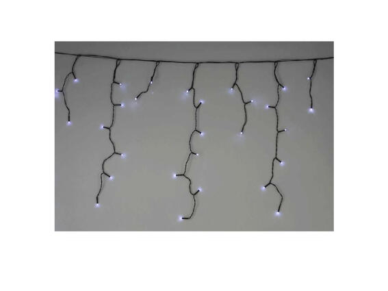 Ηλιακά Λαμπάκια Κουρτίνα 240 Led, με Λευκό Φωτισμό και Usb, 3 μέτρα, 26x10x10 cm