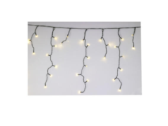 Ηλιακά Λαμπάκια Κουρτίνα 240 Led, με Θερμό Λευκό Φωτισμό και Usb, 3 μέτρα, 18x10x10 cm