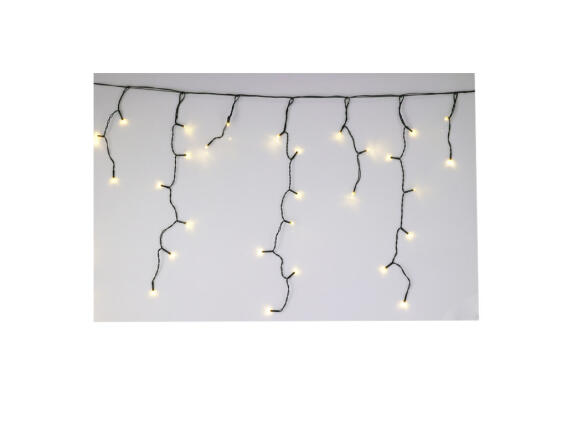 Ηλιακά Λαμπάκια Κουρτίνα 480 Led, με Θερμό Λευκό Φωτισμό και Usb, 3 μέτρα, 23x13x13 cm