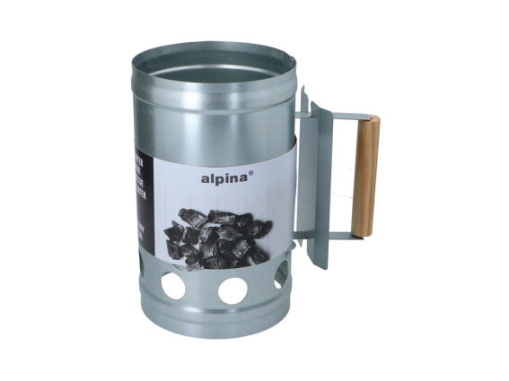 Alpina Δοχείο Εκκίνησης για Κάρβουνα Ψησταριάς, 25.5x16.7x27.4 cm
