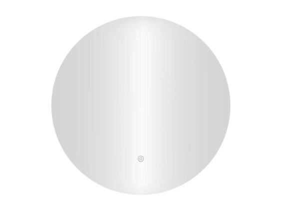 Στρογγυλός Φωτιζόμενος LED Kαθρέφτης Mπάνιου Αφής 80 cm με 3 Χρώματα Φωτισμού