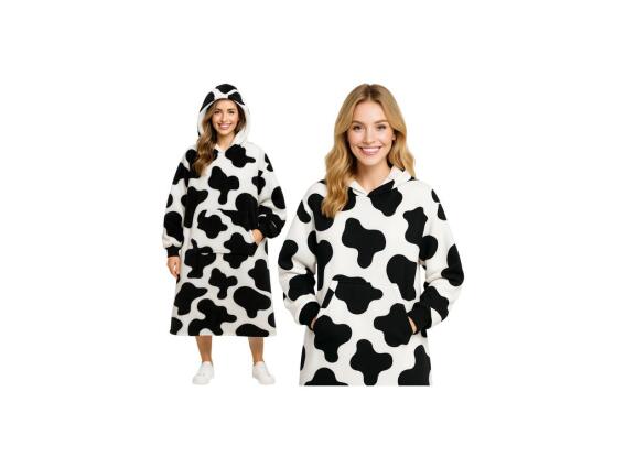 Κουβέρτα Καναπέ Oversize Hoodie XXL με Κουκούλα και Tσέπες, 80x115 cm