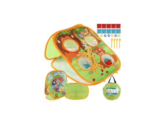 Παιδικό Παιχνίδι Δεξιοτεχνίας Ρίξης Στόχου σε Πράσινο Χρώμα