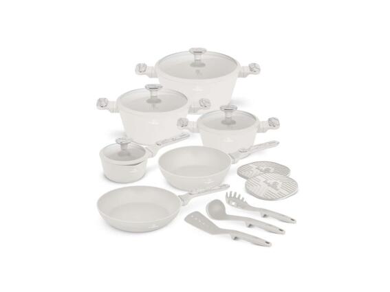 Berlinger Haus BH-8401 Σετ Μαγειρικά Σκεύη 15 Τμχ Sahara Marble Collection