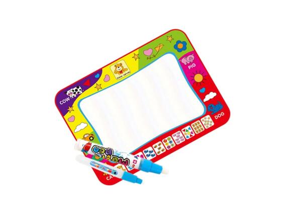 Εκπαιδευτικό Χαλάκι Ζωγραφικής με Νερό L, Γράμματα και Αριθμούς, 80x60 cm