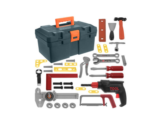 Σετ Παιδική Εργαλειοθήκη με Εργαλεία 32 τεμαχίων, 29x19x15 cm