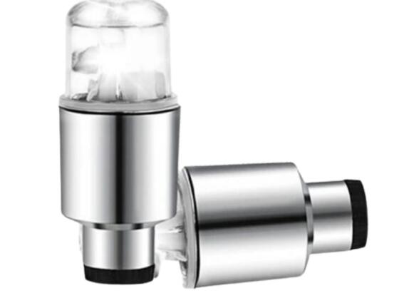 Αδιάβροχα Σετ Καπάκια Βαλβίδας με LED RGB 2 Τμχ για Αυτοκίνητο, Μοτοσυκλέτα και Ποδήλατο