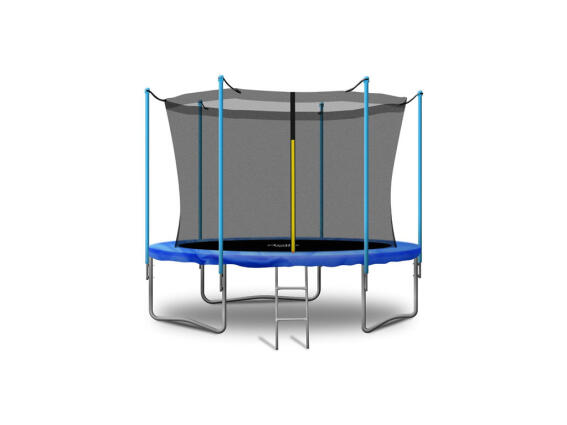 Τραμπολίνο Διαμέτρου 252 cm, με Δίχτυ Ασφαλείας Ύψους 150 cm και Σκάλα για Εξωτερικό Χώρο