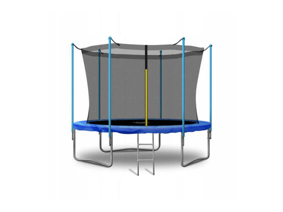 Τραμπολίνο Διαμέτρου 185 cm, με Δίχτυ Ασφαλείας και Σκάλα για Εξωτερικό Χώρο