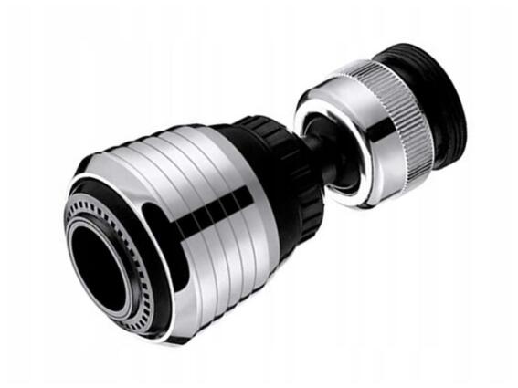 Προέκταση Βρύσης Περιστρεφόμενος Αεριστής Νερού Βρύσης, με Δύο Λειτουργίες Ροής, 3.4x5.4 cm