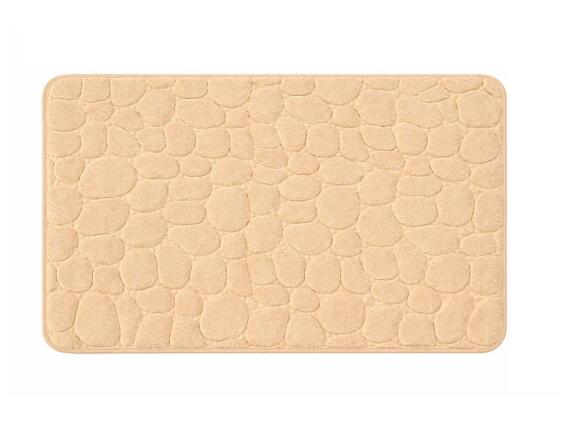 Αντιολισθητικό Πατάκι Μπάνιου Απορροφητικό σε Μπεζ Χρώμα, 50x80 cm