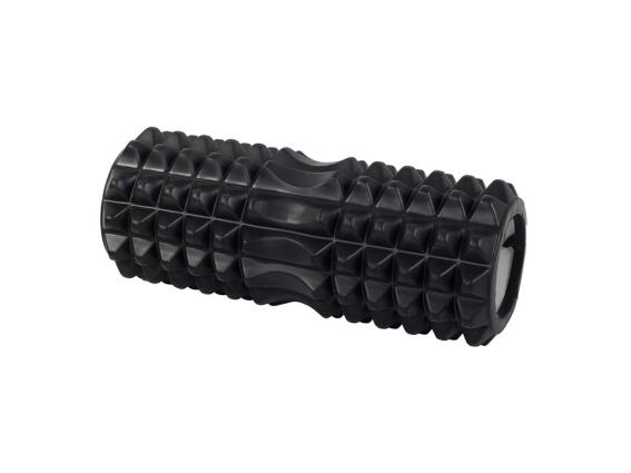 Aria Trade Συμπαγής Κύλινδρος Γυμναστικής Foam Roller για  Crossfit και Yoga 32cm, σε Μαύρο Χρώμα
