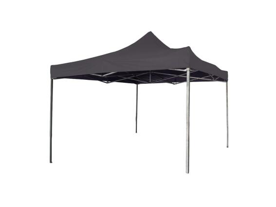 Πτυσσόμενο Κιόσκι Τέντα Gazebo 3x3m με Αδιάβροχη Οροφή σε Ανθρακί Χρώμα