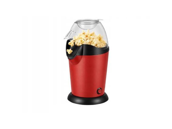 Aria Trade Συσκευή Παρασκευής Πόπ Κόρν 1200W Pop Corn Maker Ζεστού Αέρα, σε Κόκκινο Χρώμα