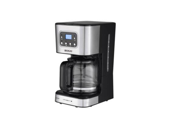 Sogo Coffeedrip PRO Καφετιέρα Φίλτρου 950W 1.5L για 12 Φλιτζάνια με Χρονοδιακόπτη, CAF-SS-5671