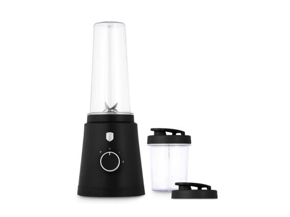 Berlinger Haus Μπλέντερ Smoothie Maker 320W με 2 Δοχεία, Matte Black Collection BH-9880