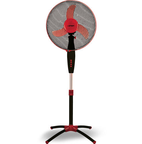 Gruppe Ανεμιστήρας Ορθοστάτης FS-40Β-5 Kόκκινο/Μαύρο