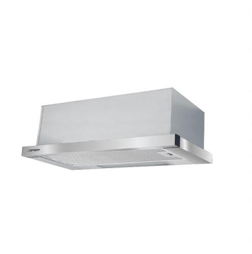 Gruppe Συρόμενος Απορροφητήρας 60cm Inox  Forte S-3003C-A06-M13-600 68dB με Απορροφητική Ισχύ 620 m³/h