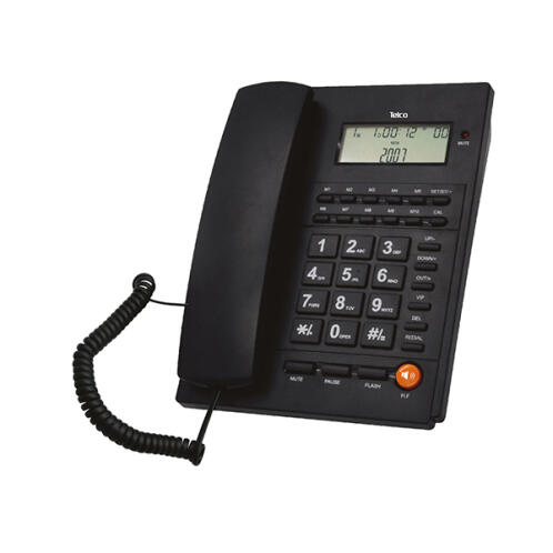TELCO ΣΤΑΘΕΡΟ ΤΗΛΕΦΩΝΟ ΤΜ-PA117 ΜΕ CALLER ID ΜΑΥΡΟ