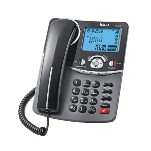 TELCO ΣΤΑΘΕΡΟ ΤΗΛΕΦΩΝΟ GCE 6216 TELCO CALLER ID Black