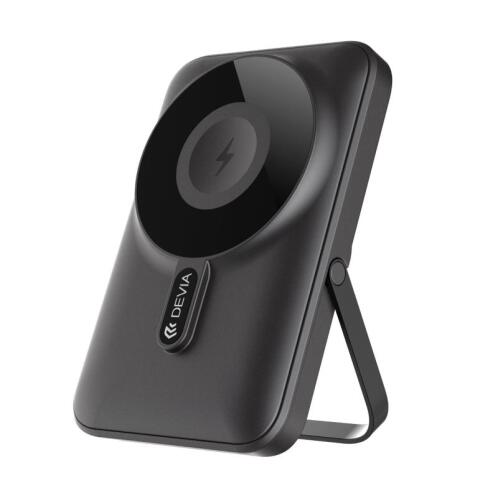 Ασύρματος Φορτιστής Ανάγκης Devia EP201 Magnetic PD 22.5W 10000mAh με Βραχίονα Στήριξης Extreme Speed Γκρι