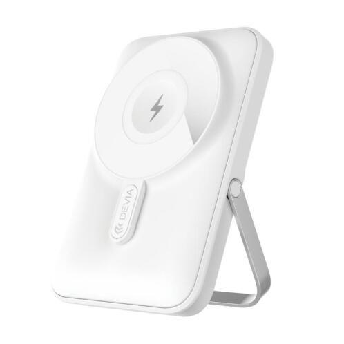 Ασύρματος Φορτιστής Ανάγκης Devia EP201 Magnetic PD 22.5W 10000mAh με Βραχίονα Στήριξης Extreme Speed Λευκό