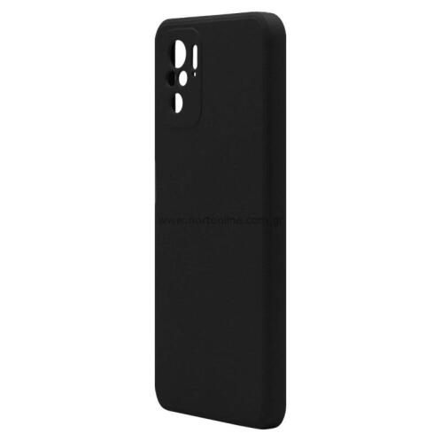 Θήκη Liquid Silicon inos Xiaomi Redmi Note 10 L-Cover Μαύρο