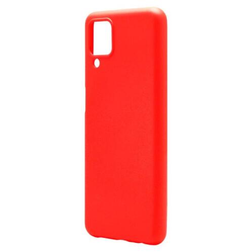 Θήκη Liquid Silicon inos Samsung A125F Galaxy A12 L-Cover Κόκκινο