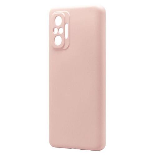 Θήκη Liquid Silicon inos Xiaomi Redmi Note 10 Pro/ Note 10 Pro Max L-Cover Σομόν