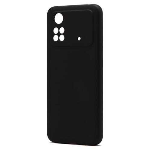 Θήκη Liquid Silicon inos Xiaomi Poco M4 Pro L-Cover Μαύρο