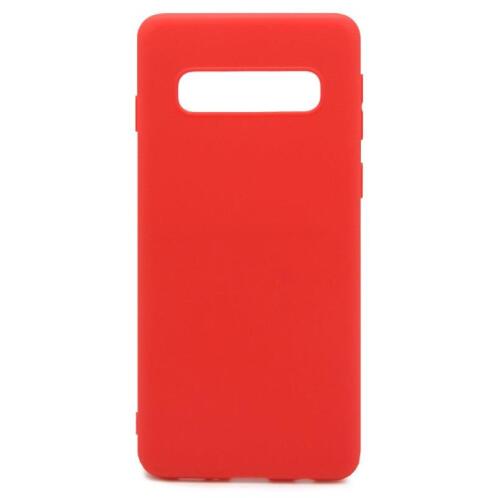 Soft TPU inos Samsung G975F Galaxy S10 Plus S-Cover Red