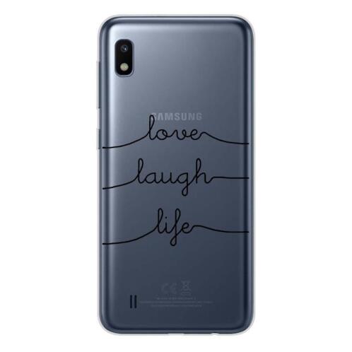 Θήκη TPU inos Samsung A105F Galaxy A10 Art Theme Love-Laugh-Life