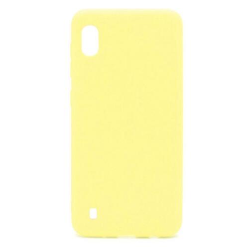 Θήκη Soft TPU inos Samsung A105F Galaxy A10 S-Cover Κίτρινο