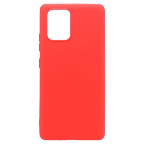 Θήκη Soft TPU inos Samsung G770F Galaxy S10 Lite S-Cover Κόκκινο