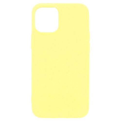 Θήκη Soft TPU inos Apple iPhone 12 Pro Max S-Cover Κίτρινο