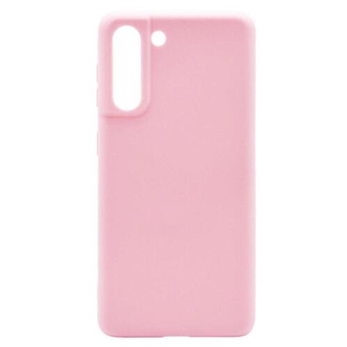 Θήκη Soft TPU inos Samsung G991B Galaxy S21 5G S-Cover Dusty Ροζ