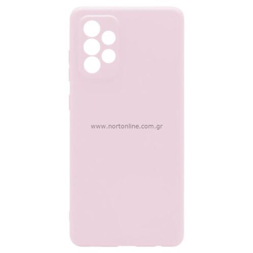 Θήκη Soft TPU inos Samsung A725F Galaxy A72 4G/ A726B Galaxy A72 5G S-Cover Dusty Ροζ