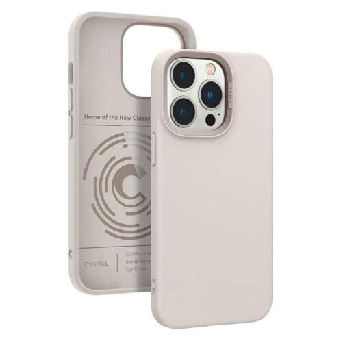 Θήκη Soft TPU & PC Spigen Cyrill Color Brick Apple iPhone 13 Pro Max Κρεμ