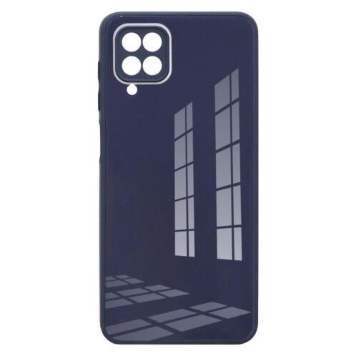 Θήκη TPU & Glass inos Samsung A125F Gal A12/ A127F Gal A12 Nacho/ M127F Gal M12 CamGuard Σκούρο Μπλε