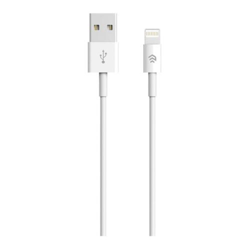 Devia Καλώδιο Σύνδεσης USB 2.0 EC064 USB A σε Lightning 2m Smart Series Λευκό