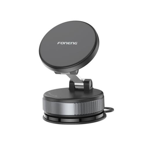 Universal Βάση Στήριξης Μαγνητική Αναδιπλούμενη Ταμπλό & Παμπρίζ Αυτοκινήτου Foneng CP129 Μαύρο
