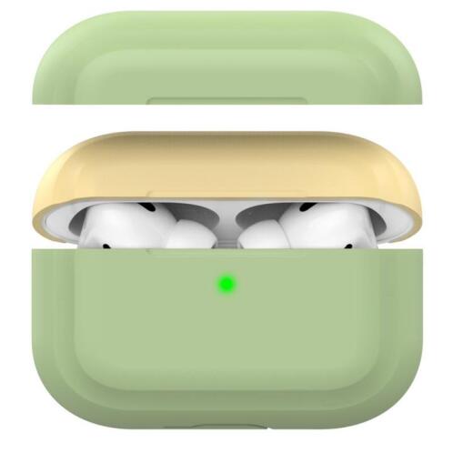 Θήκη Σιλικόνης AhaStyle PT-P2 Apple AirPods Pro DuoTone Φυστικί-Κίτρινο